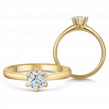 Sofia Diamonds Zlaty Zasnubny Prsten S Diamantom 0 70 Ct 2