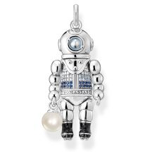 Thomas Sabo Privesok Diver With Pearl And Blue Stones
