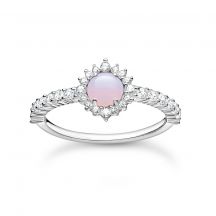 Thomas Sabo Prsten Opal Imitation Shimmering Pink
