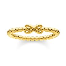 Thomas Sabo Prsten Ring Dots With Infinity Gold