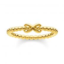 Thomas Sabo Prsten Ring Dots With Infinity Gold